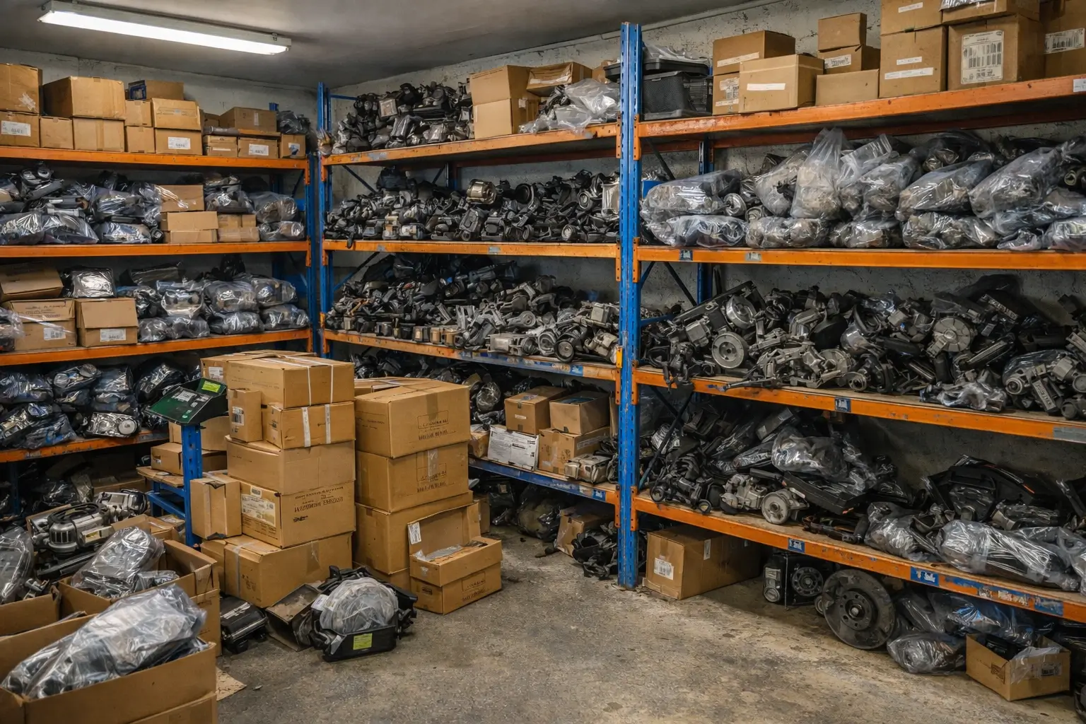Renault Spares SA warehouse stocked with quality Renault parts